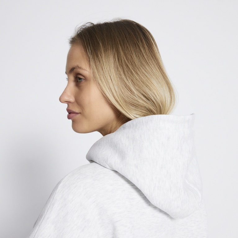 Heavy hoodie "Hilma" Grey Melange